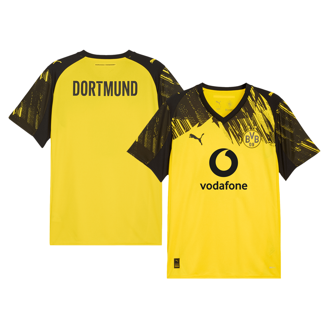 Tricouri Fotbal Borussia Dortmund Acasă 2025/26 (mărime mare)