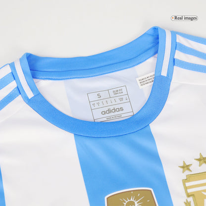 Tricouri Fotbal Argentina MESSI #10 Acasă 2024