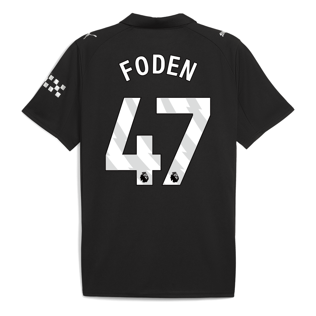 Tricouri Fotbal Manchester City FODEN #47 Deplasare 2025/26