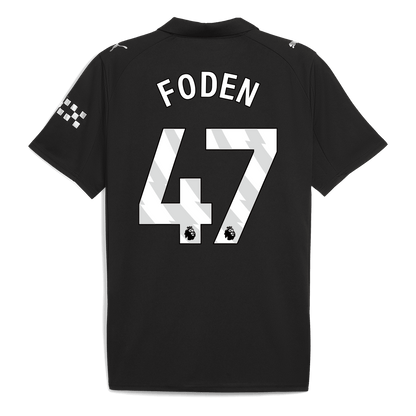 Tricouri Fotbal Manchester City FODEN #47 Deplasare 2025/26