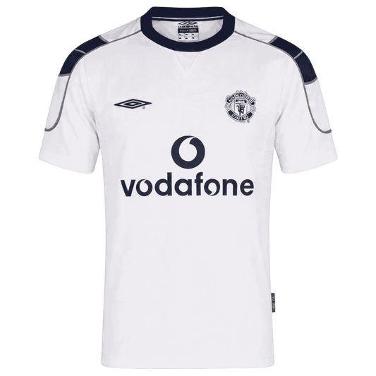 Tricouri Fotbal Vintage Manchester United Deplasare 2000/01