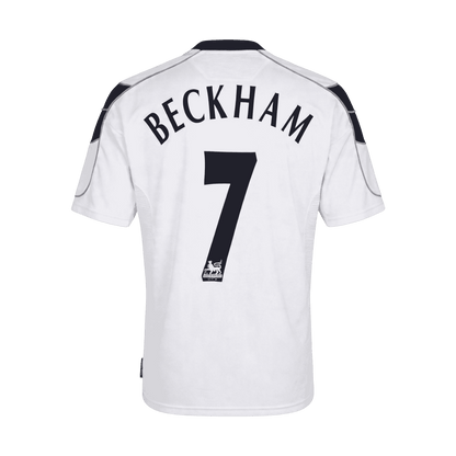 Tricouri Fotbal Vintage Manchester United BECKHAM #7 Deplasare 2000/01