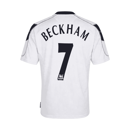 Tricouri Fotbal Vintage Manchester United BECKHAM #7 Deplasare 2000/01