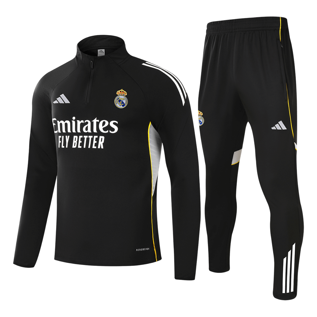 Set Bluză Real Madrid 2025/26 Pentru Copii - Black