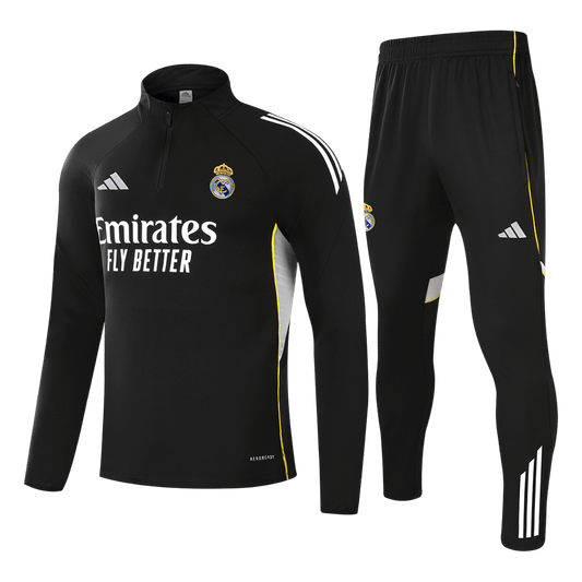 Set Bluză Real Madrid 2025/26 Pentru Copii - Black