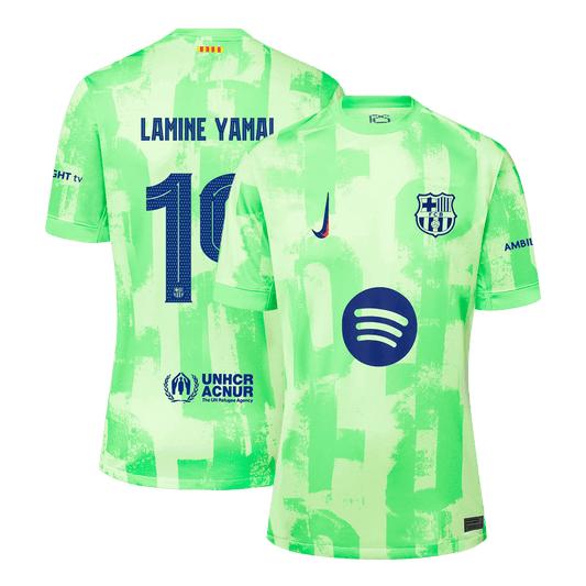 Tricouri Fotbal Barcelona LAMINE YAMAL #19 Treilea 2024/25 - Super (mărime mare)