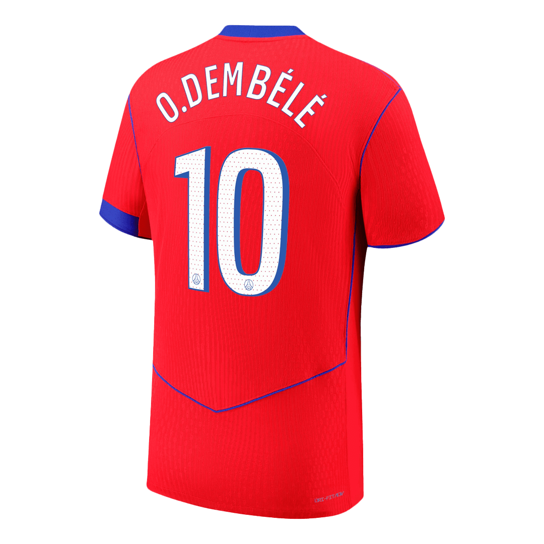 Tricouri Fotbal PSG O.DEMBÉLÉ #10 Treilea 2025/26 Authentic