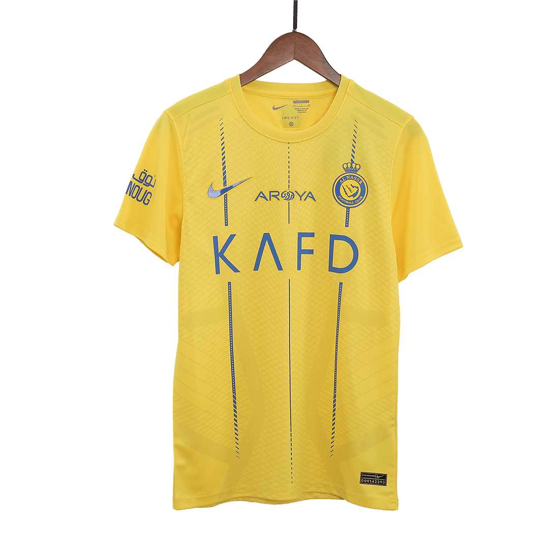 Tricouri Fotbal Al Nassr Acasă 2023/24 (mărime mare)