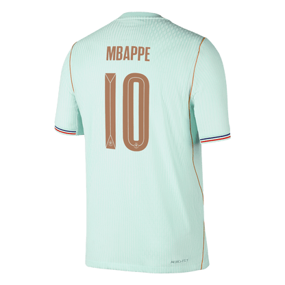 Tricouri Fotbal Franța MBAPPE #10 Deplasare Cupa Mondială 2026 Authentic