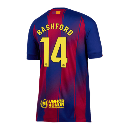 Tricouri Fotbal Barcelona RASHFORD #14 Acasă 2025/26 - Premium