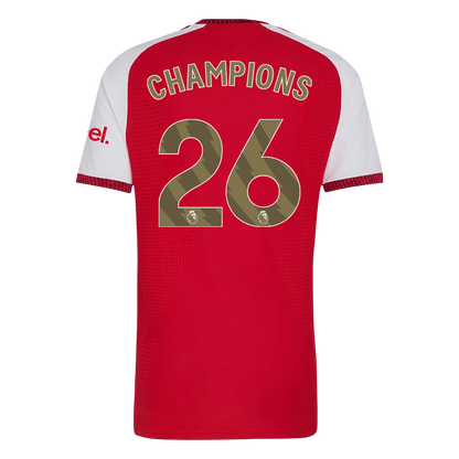 Tricouri Fotbal Arsenal CHAMPIONS #26 Acasă 2026/27 Authentic - CHAMPIONS