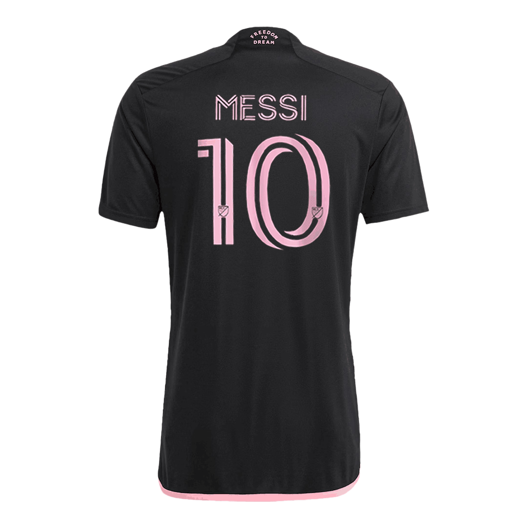 Set Tricouri Fotbal Inter Miami CF MESSI #10 Deplasare 2023 (mărime mare)