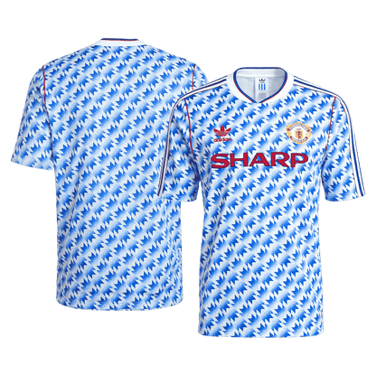 Tricouri Fotbal Vintage Manchester United Deplasare 1990/92