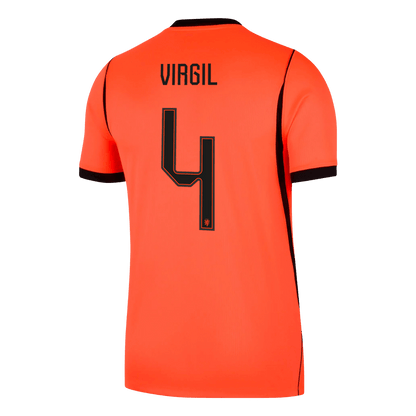 Tricouri Fotbal Netherlands VIRGIL #4 Acasă Cupa Mondială 2026