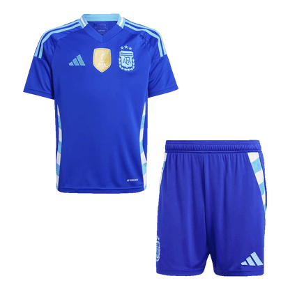 Set Tricouri Fotbal Argentina Deplasare 2024 Pentru Copii