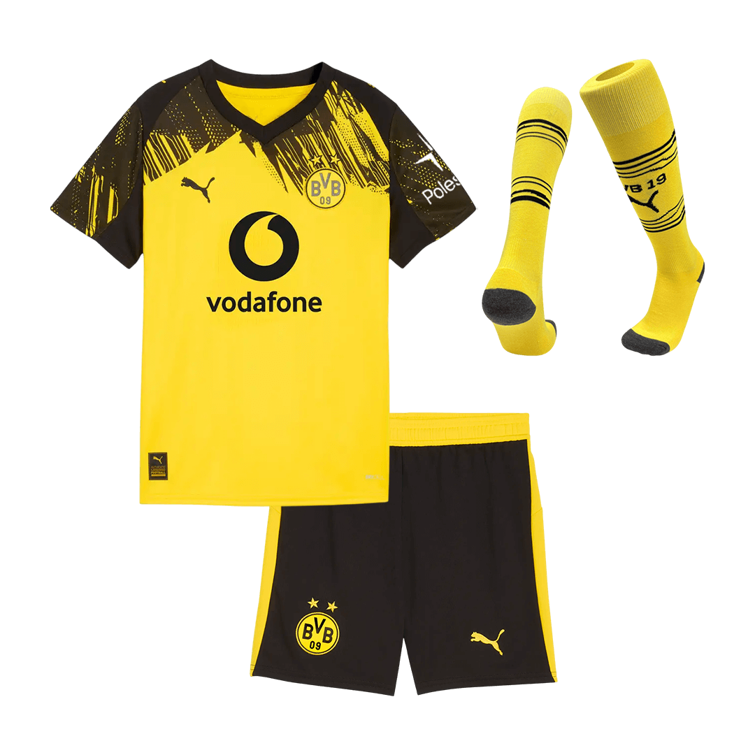 Set Tricouri Fotbal Borussia Dortmund Acasă 2025/26 Pentru Copii
