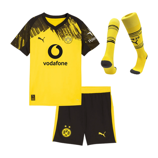 Set Tricouri Fotbal Borussia Dortmund Acasă 2025/26 Pentru Copii