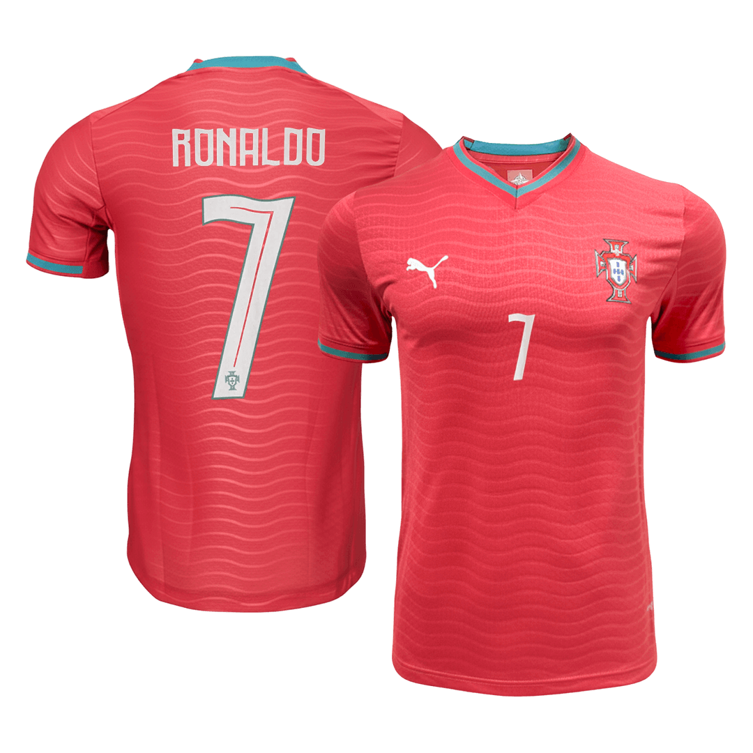 Tricouri Fotbal Portugalia RONALDO #7 Acasă Cupa Mondială 2026 Authentic