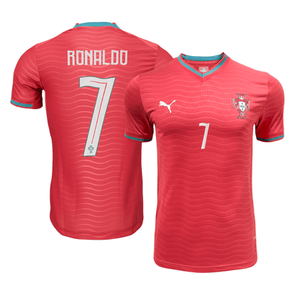 Tricouri Fotbal Portugalia RONALDO #7 Acasă Cupa Mondială 2026 Authentic