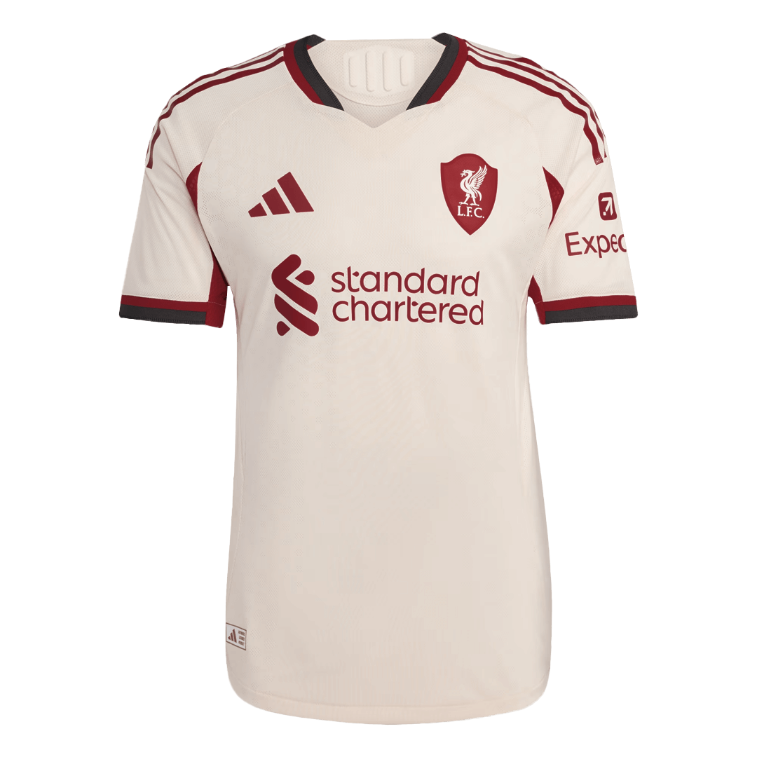 Tricouri Fotbal Liverpool ISAK ##9 Deplasare 2025/26 Authentic