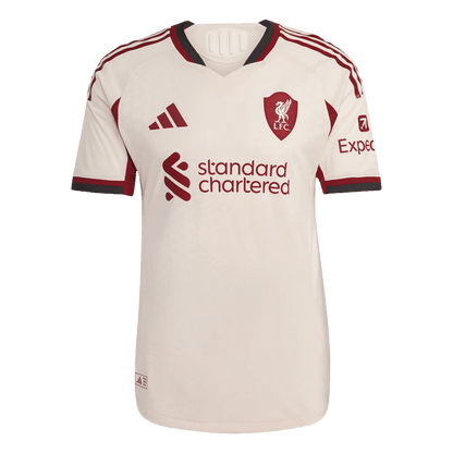 Tricouri Fotbal Liverpool ISAK ##9 Deplasare 2025/26 Authentic