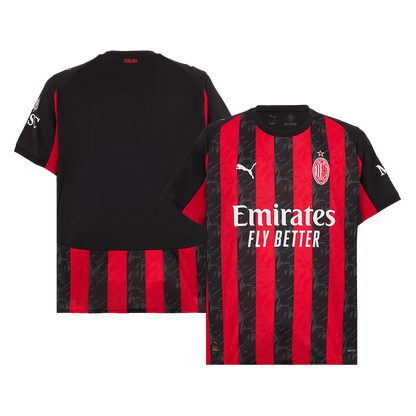 Tricouri Fotbal AC Milan Acasă 2025/26 - Premium