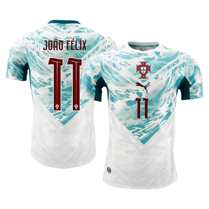 Tricouri Fotbal Portugalia JOÃO FÉLIX #11 Deplasare Cupa Mondială 2026 Authentic
