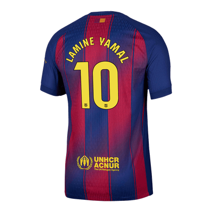Tricouri Fotbal Barcelona LAMINE YAMAL #10 Acasă 2025/26 Authentic