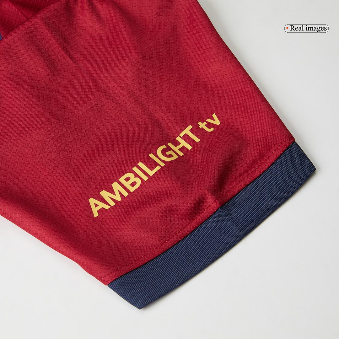 Tricouri Fotbal Barcelona Acasă 2024/25 - 125th Anniversary (Spotify Logo Without Text) (mărime mare)