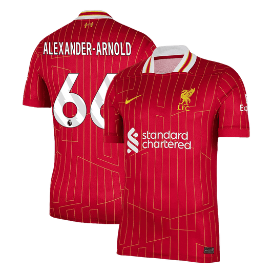 Tricouri Fotbal Liverpool ALEXANDER-ARNOLD #66 Acasă 2024/25 - Super (mărime mare)