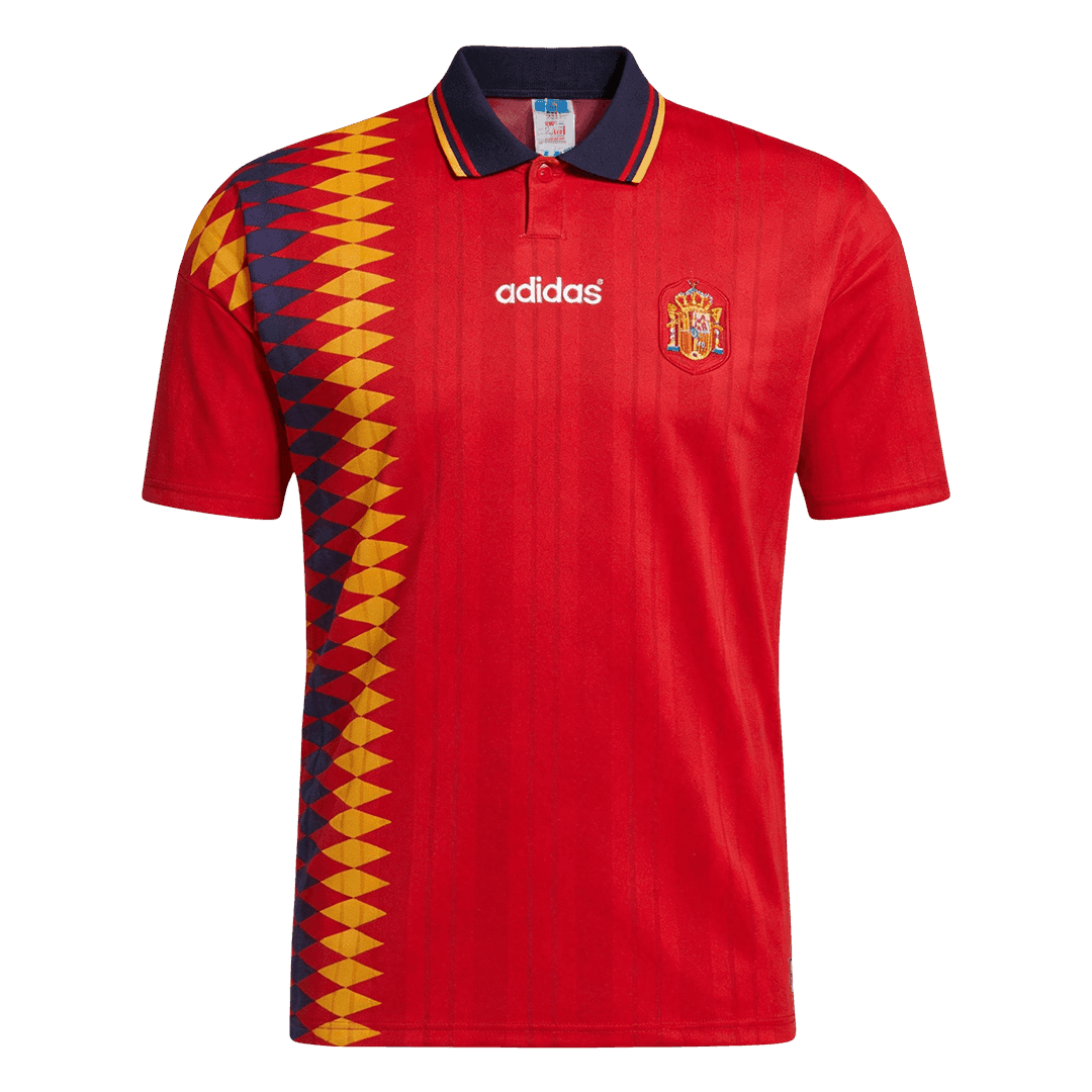 Tricouri Fotbal Vintage Spania Acasă 1994