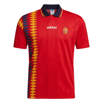 Tricouri Fotbal Vintage Spania Acasă 1994