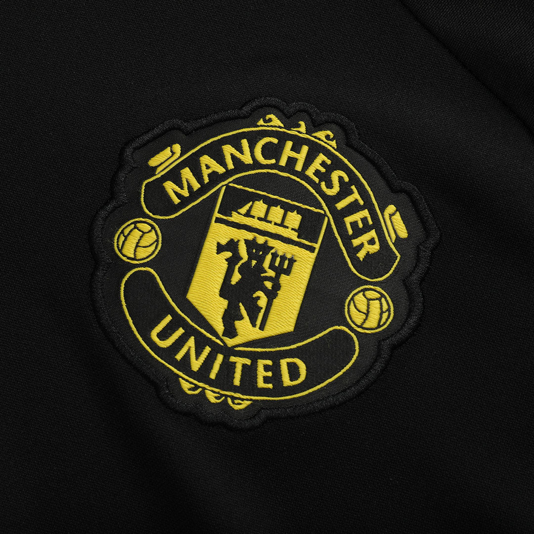 Set Bluză Manchester United 2025/26 Pentru Copii - Black