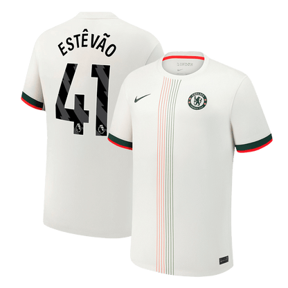 Tricouri Fotbal Chelsea ESTÊVÃO #41 Deplasare 2025/26