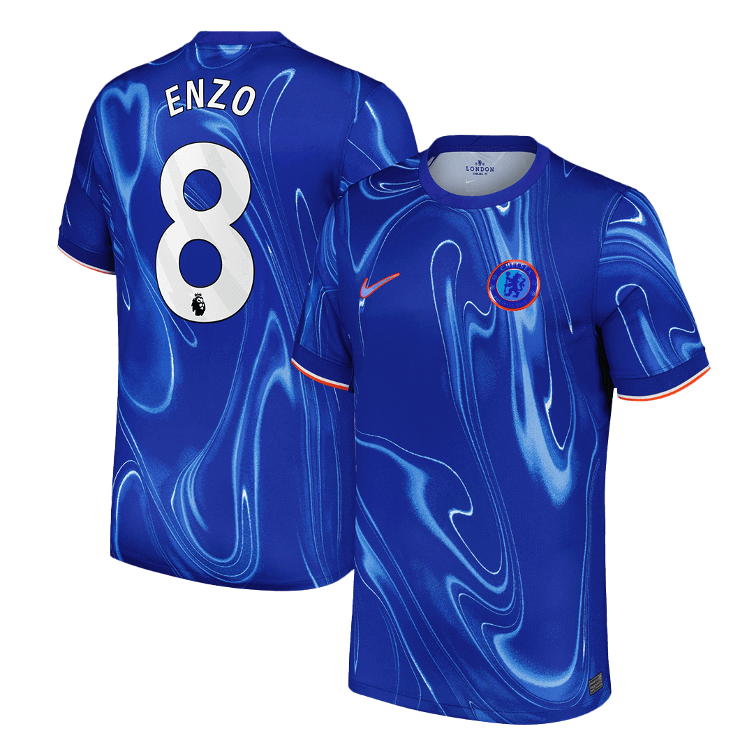 Tricouri Fotbal Chelsea ENZO #8 Acasă 2024/25 - Super