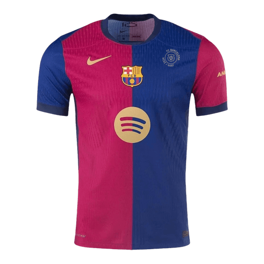 Tricouri Fotbal Barcelona Acasă 2024/25 Authentic - 125th Anniversary (Spotify Logo Without Text)