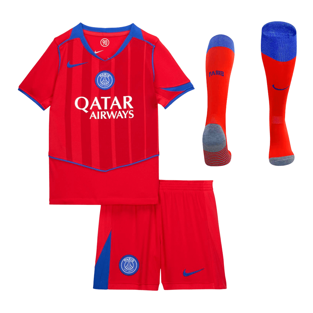 Set Tricouri Fotbal PSG Treilea 2025/26 Pentru Copii