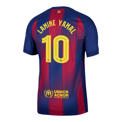 Tricouri Fotbal Barcelona LAMINE YAMAL #10 Acasă 2025/26 Authentic - UCL