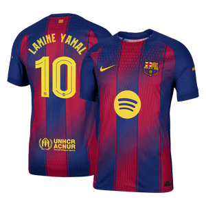 Tricouri Fotbal Barcelona LAMINE YAMAL #10 Acasă 2025/26 Authentic - UCL