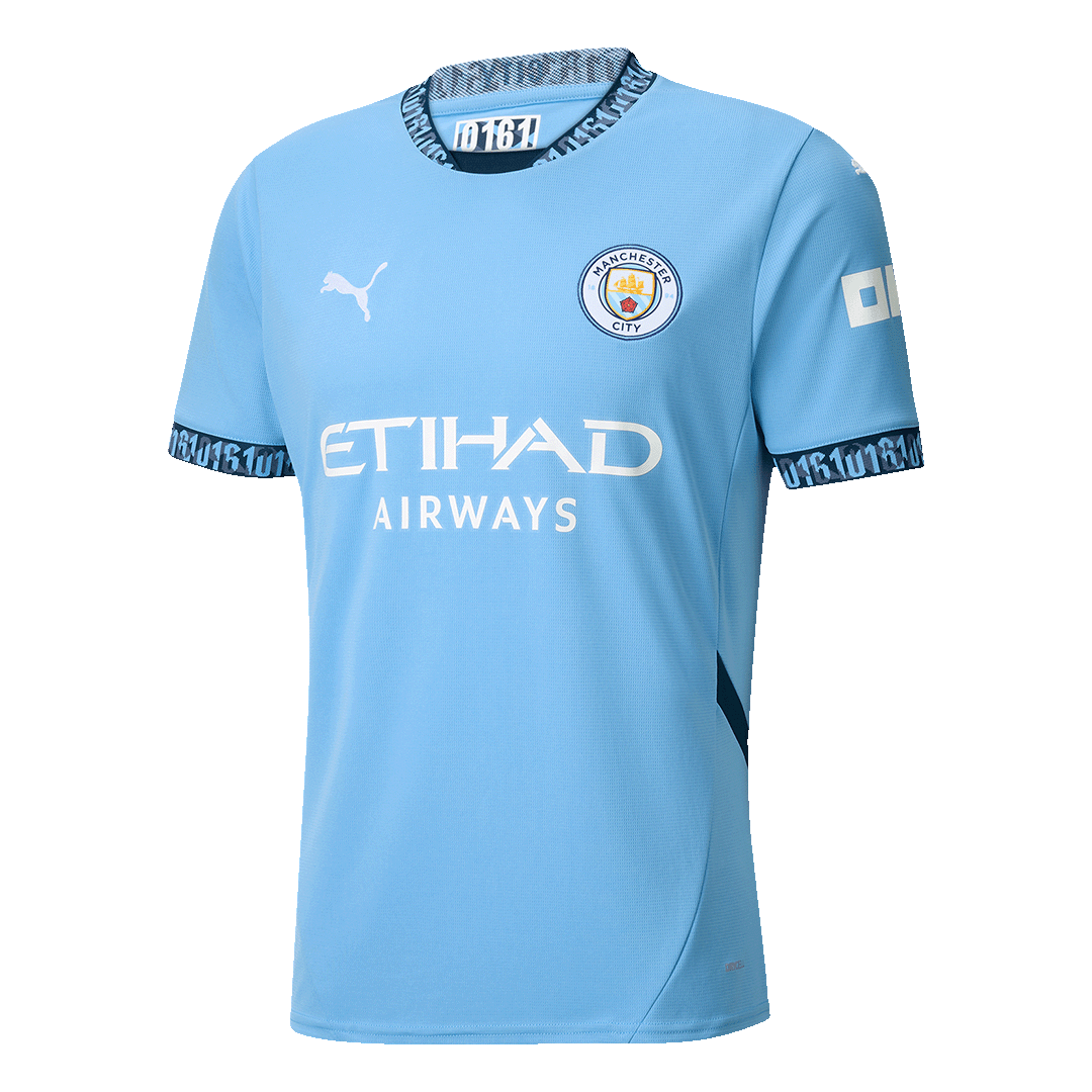 Tricouri Fotbal Manchester City Acasă 2024/25 (mărime mare)