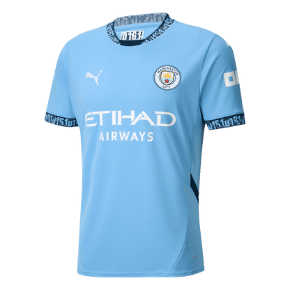 Tricouri Fotbal Manchester City Acasă 2024/25 (mărime mare)