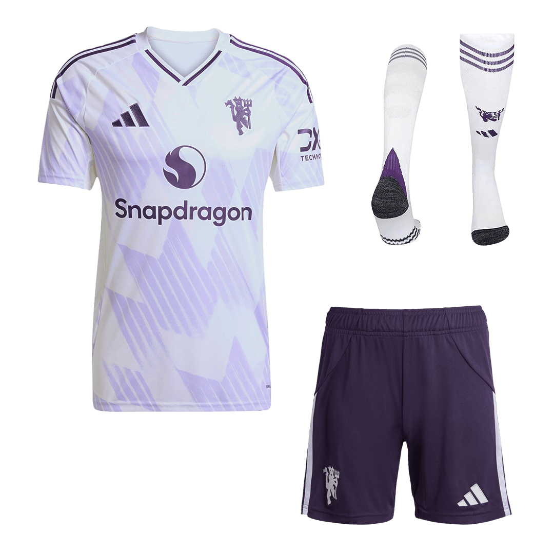Set Tricouri Fotbal Manchester United Deplasare 2025/26