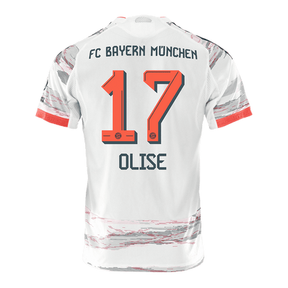 Tricouri Fotbal Bayern Munchen OLISE #17 Deplasare 2025/26 Authentic