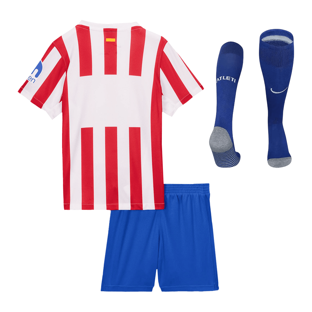 Set Tricouri Fotbal Atletico Madrid Acasă 2025/26 Pentru Copii