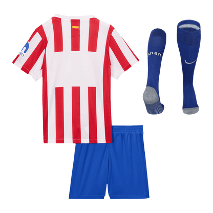 Set Tricouri Fotbal Atletico Madrid Acasă 2025/26 Pentru Copii