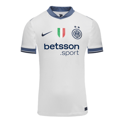 Tricouri Fotbal Inter Milano Deplasare 2024/25 (mărime mare)