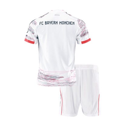 Set Tricouri Fotbal Bayern Munchen Deplasare 2025/26 Pentru Copii