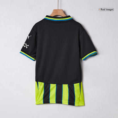 Set Tricouri Fotbal Manchester City Deplasare 2024/25 Pentru Copii