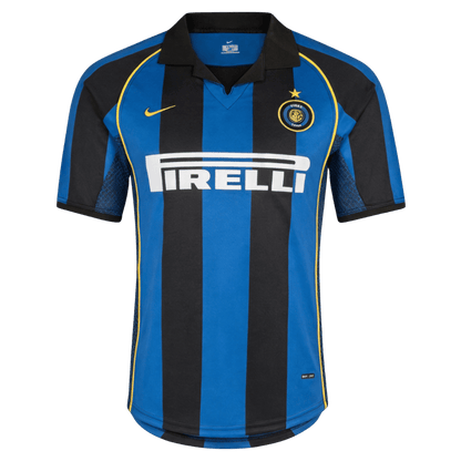 Tricouri Fotbal Vintage Inter Milano Acasă 2001/02