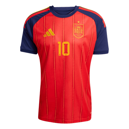 Tricouri Fotbal Spania OLMO #10 Acasă Cupa Mondială 2026 - Premium